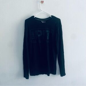 B Fit Flex CrossFit black long sleeve tee